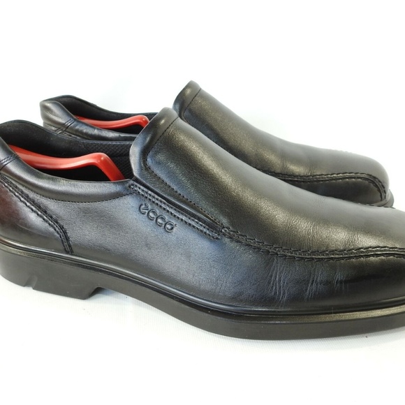 Ecco Size 13 M Black Leather Loafer Mens C3A A3 main image 8